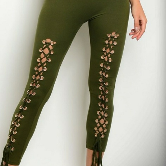 Olive green jumpsuit - Picture 3 of 8